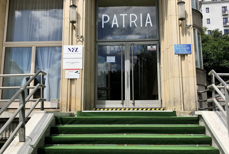 Krynica-Zdrój: Patria. Proj. Bohdan Pniewski Krynica-Zdrój: Patria. Proj. Bohdan Pniewski