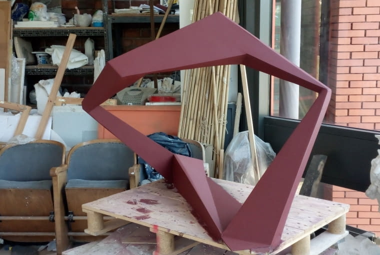 Wyróżnienie w konkursie na rzeźbę przy Imagine w Łodzi - Jakub Miszczak. Konkurs na rzeźbę w Imagine