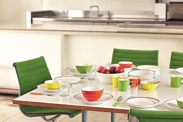F&F Home: misa - 15,99 zł; talerz obiadowy - 7,99 zł; talerz - 4,99 zł; talerz głęboki - 7,99 zł; miska - 7,99 zł; miseczka - 4,99 zł; kubek - 4,99 zł; sztućce od 1,99 zł/szt. F&F Home, dodatki, akcesoria, wnętrza, nowa kolekcja, nowości, tekstylia