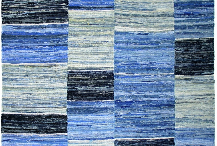 Patchworkowy dywan z kawałków dżinsu, wym. 170 x 240 cm, 875 zł, HK Living, dutchhouse.pl