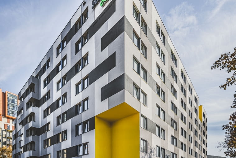 Foxtrot - prywatny akademik w Warszawie. Proj. 22ARCHITEKCI Foxtrot - prywatny akademik w Warszawie. Proj. 22ARCHITEKCI