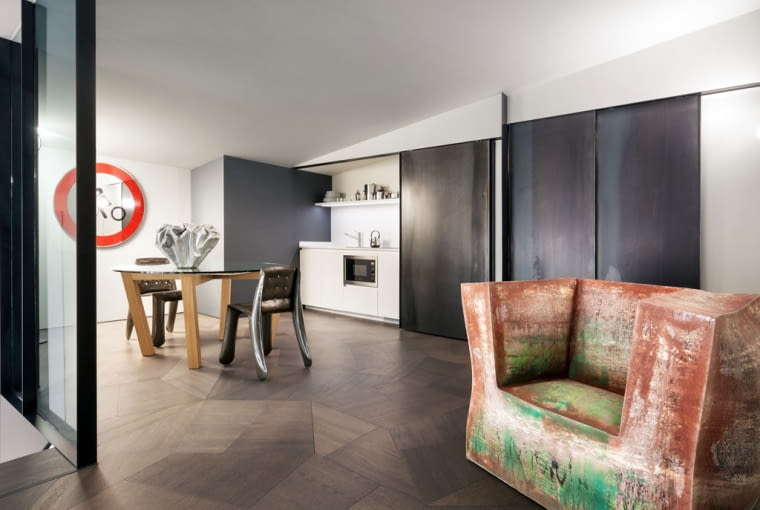 Penthouse’u One - 11 w Mediolanie. Proj. Zaha Hadid Architects