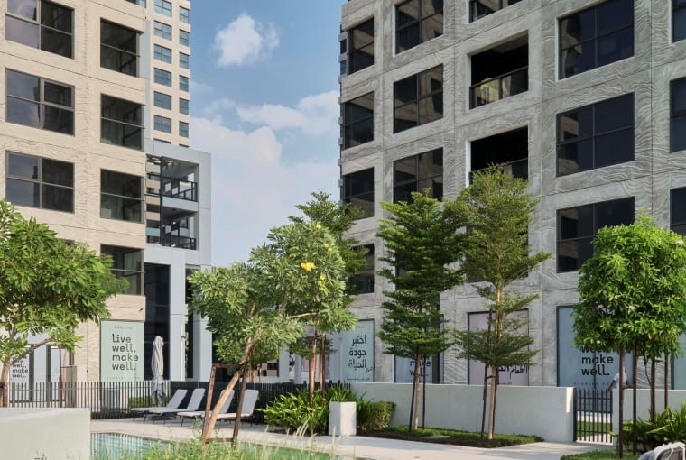 Pixel w Abu Zabi. Proj. MVRDV