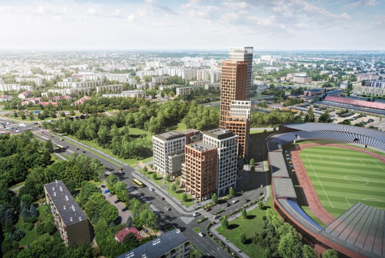 Resovia Residence: 100-metrowa wieża mieszkalna w Rzeszowie Resovia Residence: 100-metrowa wieża mieszkalna w Rzeszowie