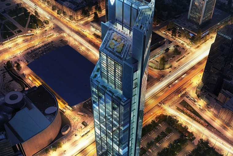 Projekt wieżowca Varso Projekt wieżowca Varso - znanego wcześniej jako Chmielna Business Center