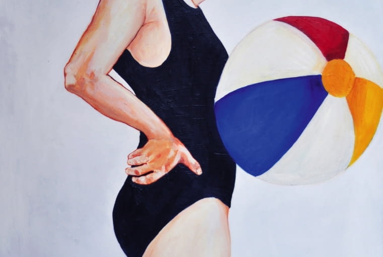 Autoportret, 80 x 100 cm, olej na płótnie, 2014 Autoportret, 80 x 100 cm, olej na płótnie, 2014