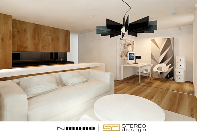 Projekt wnętrza - mieszkanie 36 m2 Projekt wnętrza - mieszkanie 36 m2