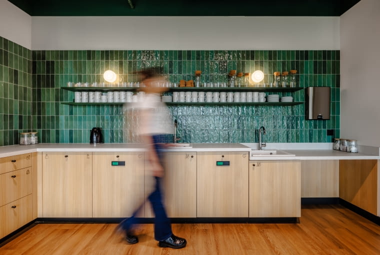 Biuro Lux Med w Warszawie. Proj. Workspace