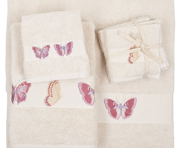 Zara Home - ręczniki w motyle: od 19.90 zł do 119 zł (w zależności od rozmiaru). zara home, nowości, wiosenne dodatki we wnętrzach, 2014, trendy, dodatki, wnętrzarskie dodatki, akcesoria