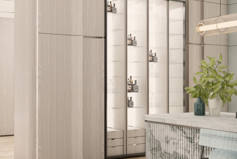 Dom w Beskidach - kuchnia. Proj. Tissu Dom w Beskidach - kuchnia. Proj. Tissu