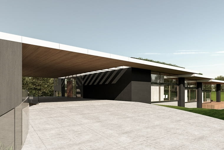 Rezydecja z Atrium. Proj. Exterio