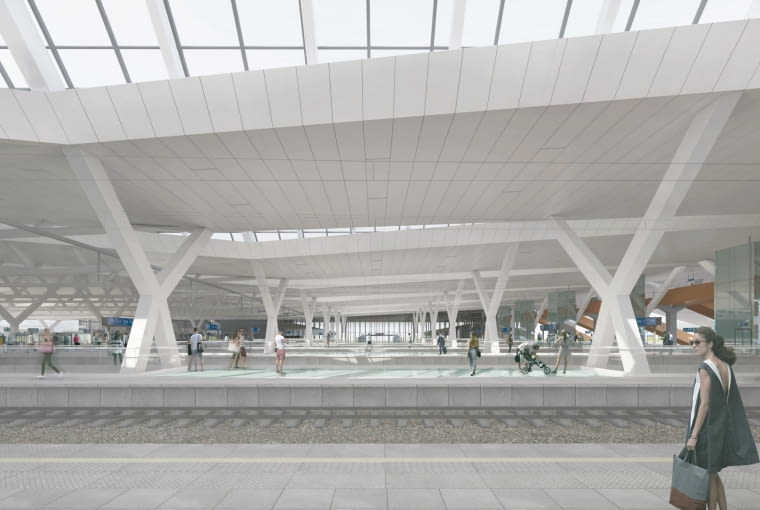 Modernizacja stacji Warszawa Zachodnia. Proj. DWAA Architekci Modernizacja stacji Warszawa Zachodnia. Proj. DWAA Architekci