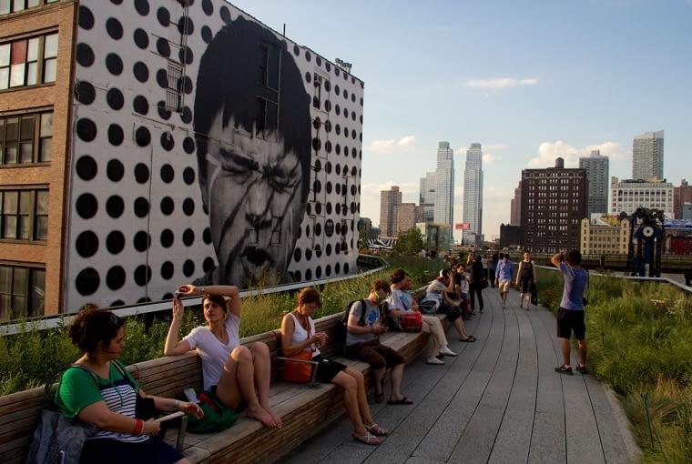 Park High Line w Nowym Jorku Park High Line w Nowym Jorku