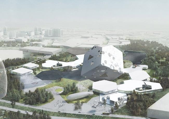 Kubiki - centrum kulturalno-rozrywkowe, proj. Renier de Graaf, OMA, źródło: http://archi.ru Kubiki - centrum kulturalno-rozrywkowe, proj. Renier de Graaf, OMA, źródło: http://archi.ru