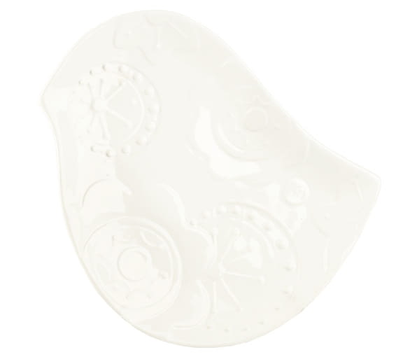 Empik, kolekcja "Obudź wiosnę": talerz ceramiczny w kształcie liścia - 33,90 zł. empik, nowa kolekcja, nowości w empiku, obudź wiosnę, wiosenne nowości w Empiku