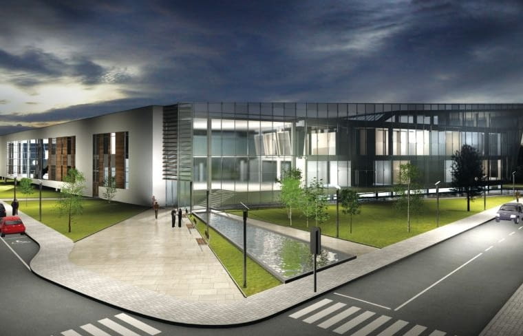 I Wyróżnienie za projekt dyplomowy kliniki okulistycznej architektura, projekty, Mikołaj Molenda, student, architekt