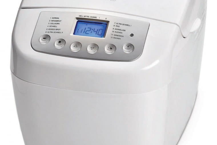 Małe AGD. BBA 3364, 12 programów, w tym przyśpieszony i do dżemów, maks. wielkość bochenka 1 kg , 3 poziomy opiekania , moc 600 W, 273 zł, Clatronic