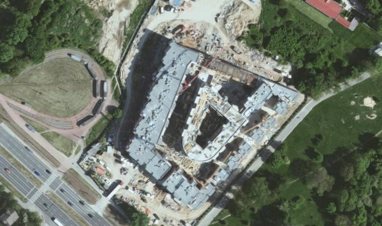 Osiedle mieszkaniowe w Krakowie przy ulicy Górników