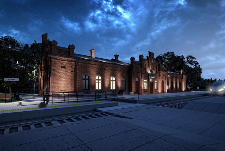 Tak będzie wyglądał dworzec kolejowy w Suwałkach