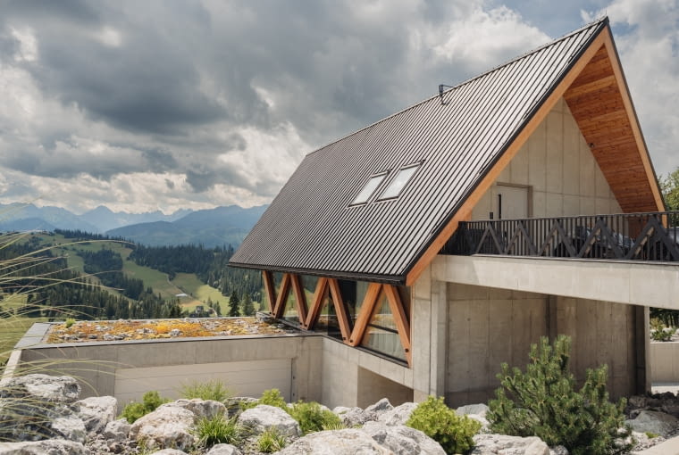 Dom w Gliczarowie. Proj. Karpiel Steindel Architektura