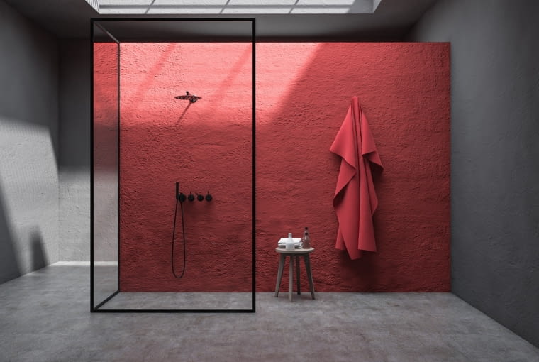 Łazienka inspiracje - beton w łazience Łazienka inspiracje - beton w łazience