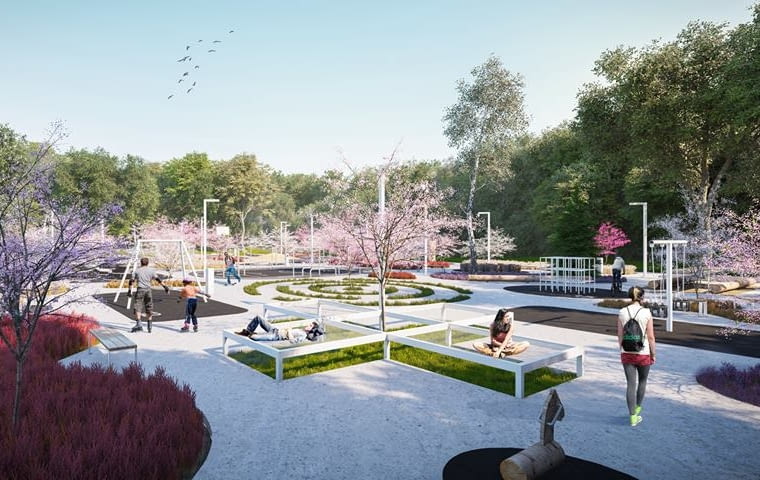 Projekt nowego placu w Chorzowie