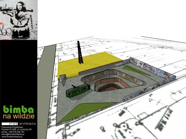 Front Architects, I nagroda w konkursie AKCJA-KREACJA - projekt muzeum w poznańskiej dzielnicy Wilda "Bimba na Wildzie" Front Architects, Bimba na Wildzie, Akcja - Kreacja, Poznań, konkurs