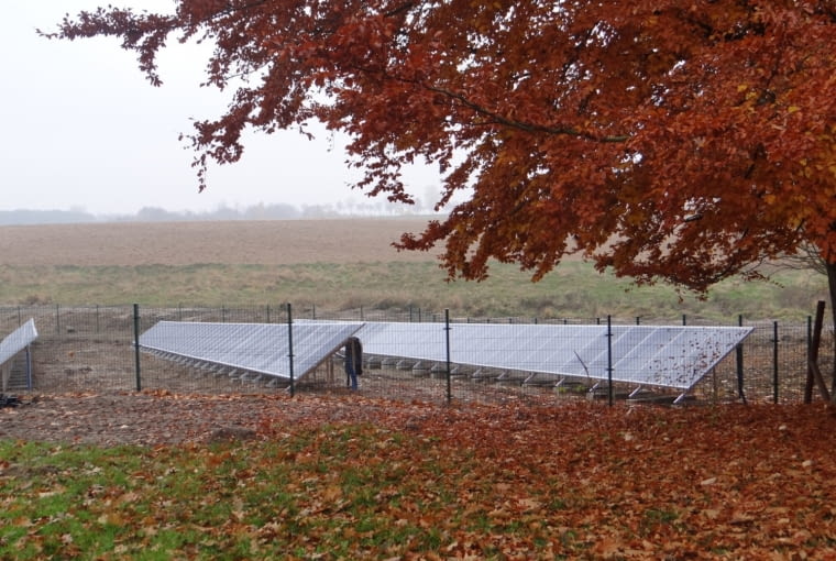 Naziemna instalacja fotowoltaiczna przy Szkole Podstawowej w m. Karwin gm. Karlino