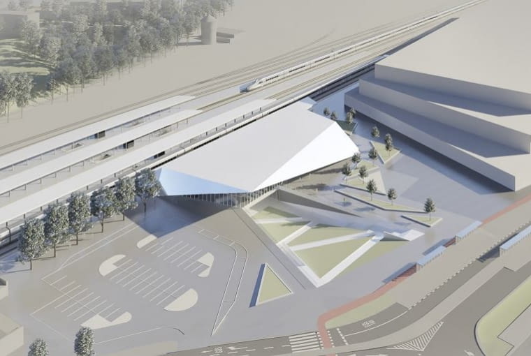 Wizualizacja dworca Olsztyn Główny Wizualizacja dworca Olsztyn Główny