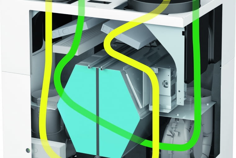 Rekuperator z tzw. by-passem umożliwia  latem nawiewanie nocą chłodnego powietrza bezpośrednio do domu