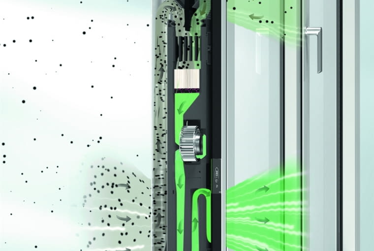 Nowatorski system wentylacji i filtracji umieszczony w oknie w dyskretny sposób dba o zdrowie mieszkańców