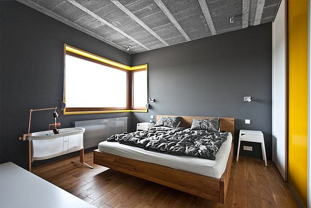 Beam&Block House w Poznaniu; proj. mode:lina nowoczesny dom, betonowy dom, stylowe wnętrza