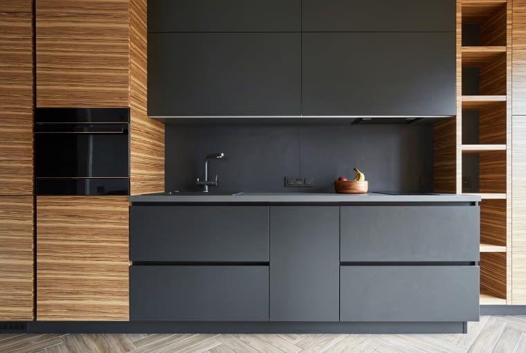 Czarne meble kuchenne Czarne meble kuchenne