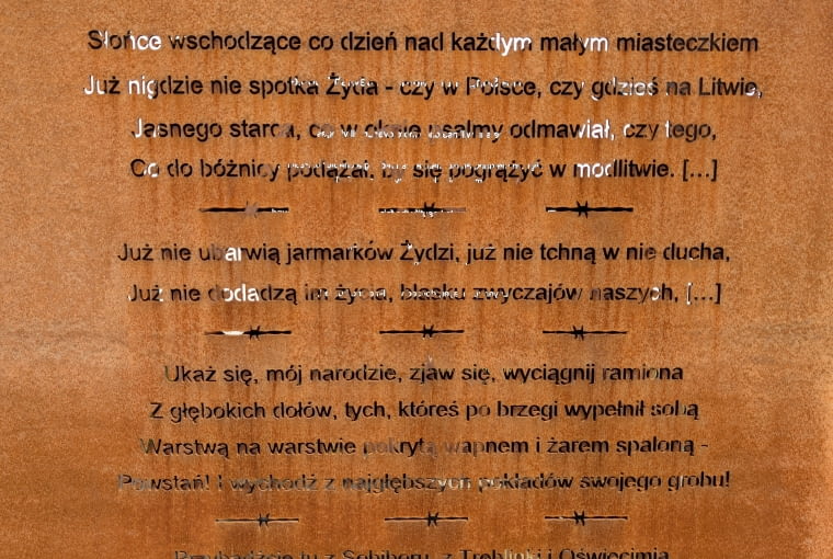 “Pieśń o zamordowanym żydowskim narodzie” Icchaka Kacenelsona