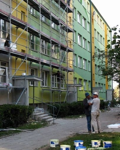termoizolacja, ocieplanie budynków, styropian, architektura, bloki