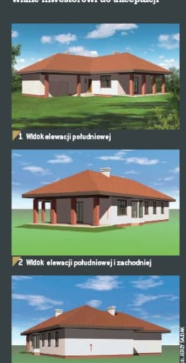 Widok elewacji Widok elewacji