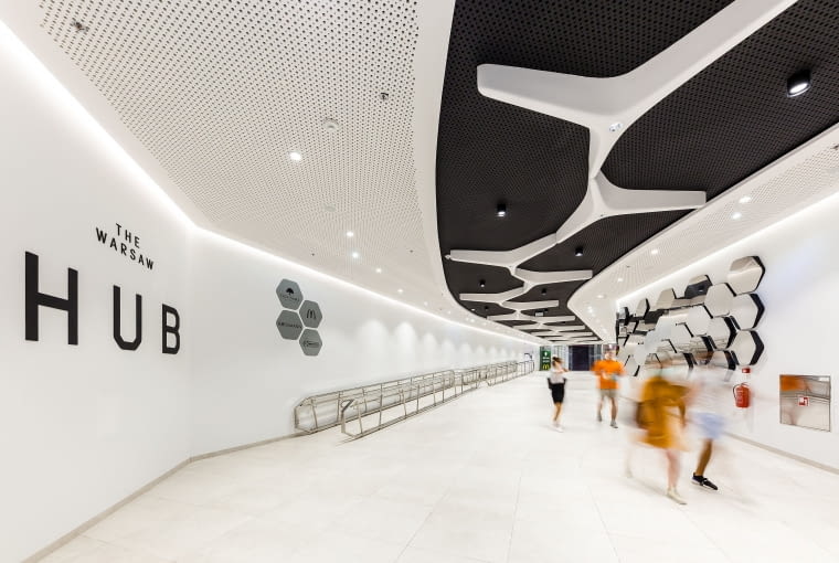 Wnętrza The Warsaw HUB. Proj. Massive Design Wnętrza The Warsaw HUB. Proj. Massive Design