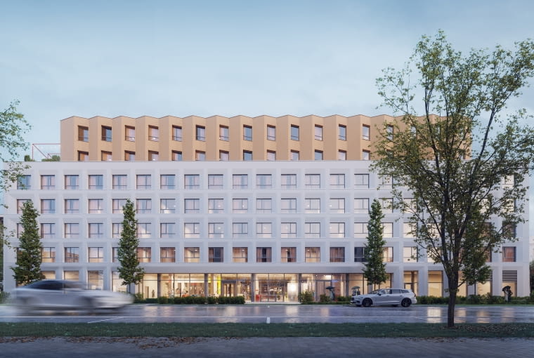 Akademik przy ul. Ciołka w Warszawie. Proj. 22ARCHITEKCI Akademik przy ul. Ciołka w Warszawie. Proj. 22ARCHITEKCI