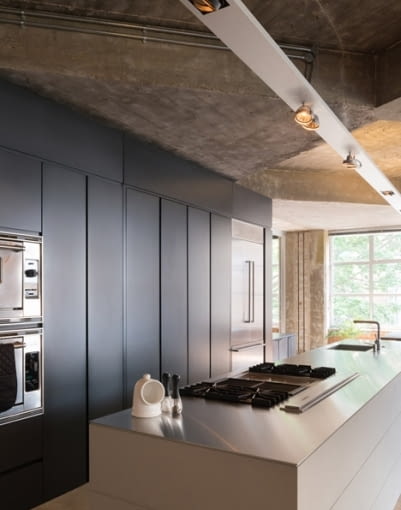Mieszkanie w industrialnym stylu w Londynie mieszkanie w industrialnym stylu, loft, nowoczesne mieszkanie