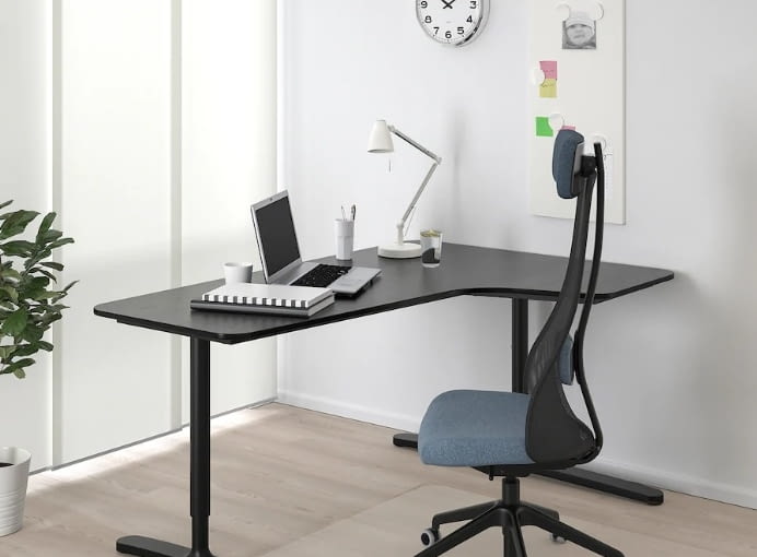 Biurko narożne Ikea Bekant biurko ikea