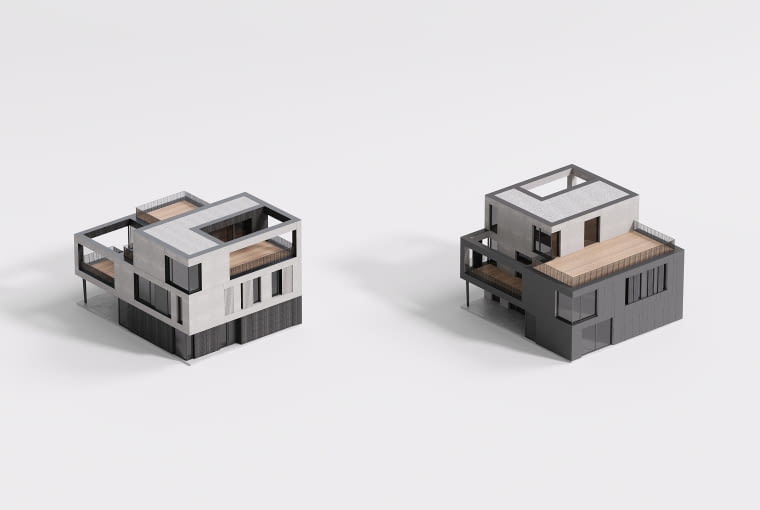 Park Hill - schemat bryly budynku Park Hill - schemat bryly budynku