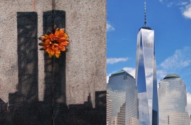 Praca Banksy'ego/One World Trade Center