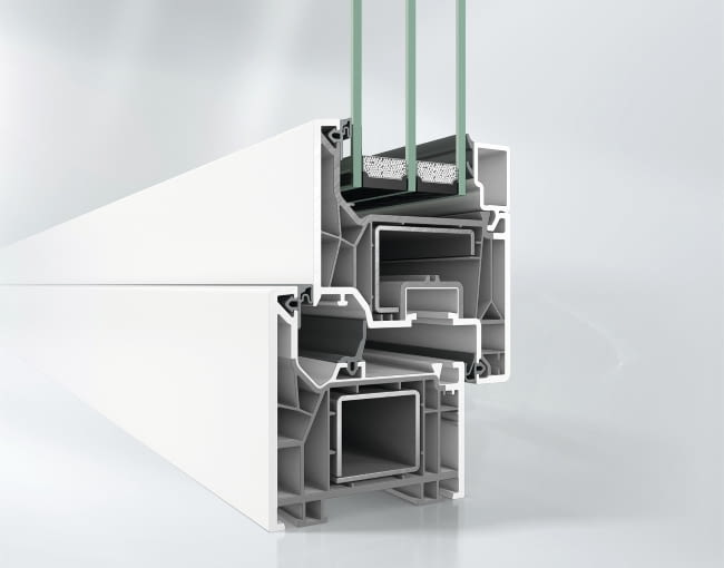 System FocusIng z rdzeniem z zawartością z recyklingu jest teraz dostępny w wersji z trzema uszczelkami  Fot.: Schüco