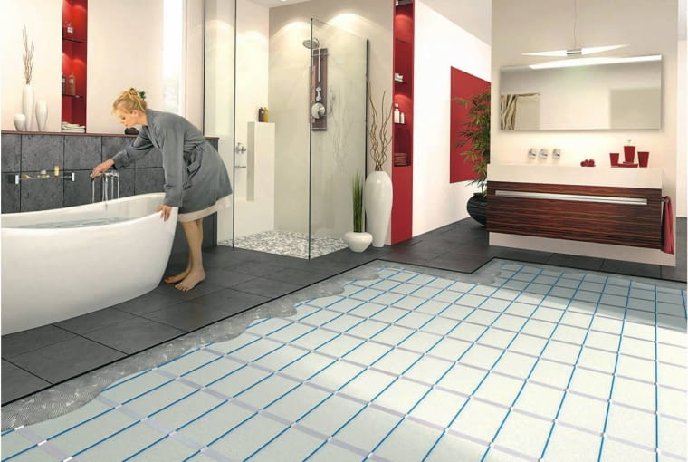 OGRZEWANIE PODŁOGOWE. T2QuickNet, samoprzylepna mata grzewcza, moc 90 lub 160 W/m kw., 342,92 zł/m kw., Raychem