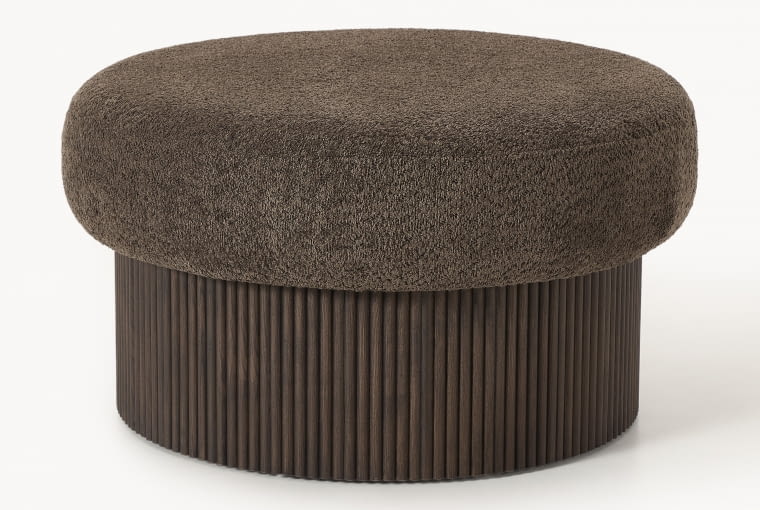 Puf XL Teddy-Bouclé z miejscem do przechowywania Nala, 1569 zł, Westwing Collection, Westwing.p Puf XL Teddy-Bouclé z miejscem do przechowywania Nala, 1569 zł, Westwing Collection, Westwing.p