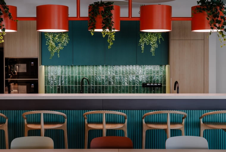 Wnętrza biura firmy Michelin. Proj. Colliers Define