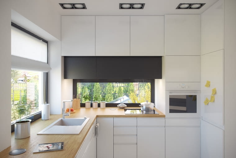 Aranżacja kuchni powiększamy wnętrza