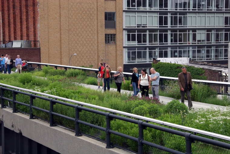 Park High Line w Nowym Jorku Park High Line w Nowym Jorku