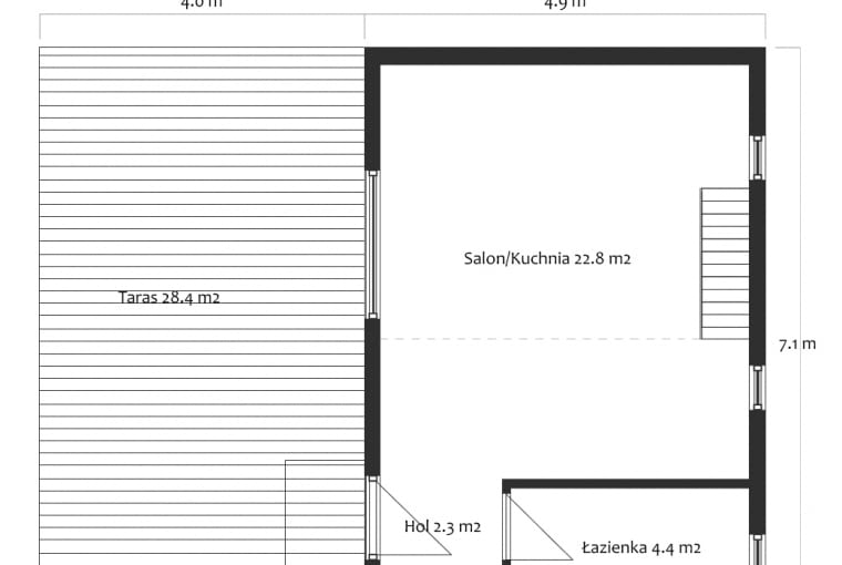 Modulo House - rzut parteru