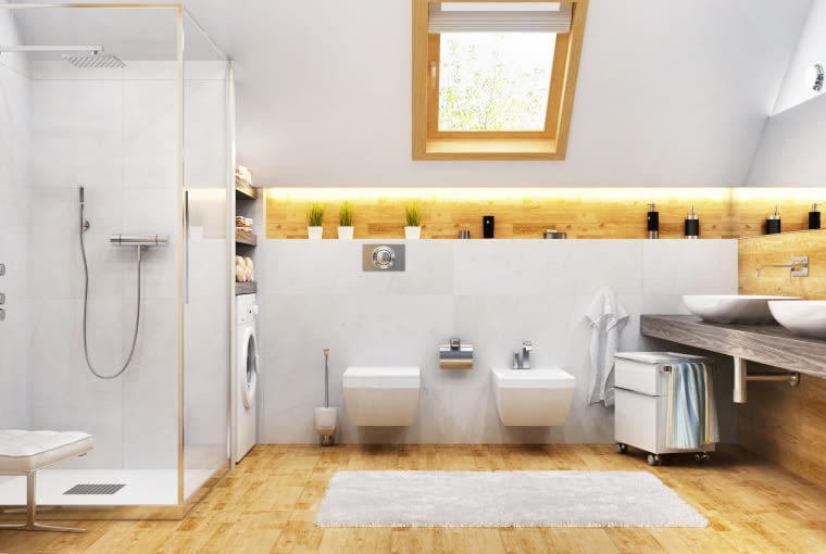 Łazienka pod skosem Łazienka pod skosem